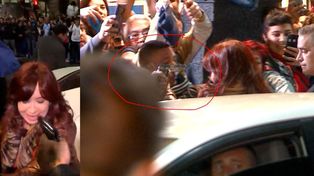 Cristina Kirchner fue apuntada con una arma en la cabeza..