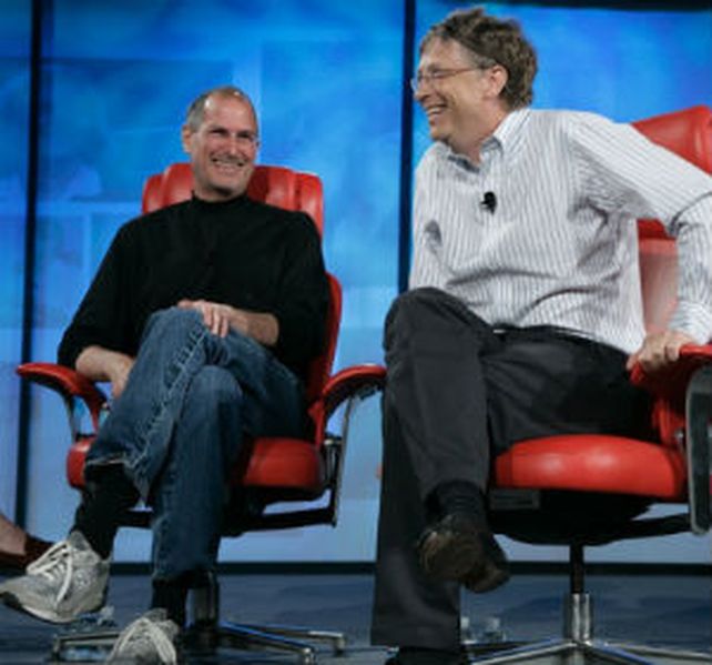 Steve Jobs y Bill Gates