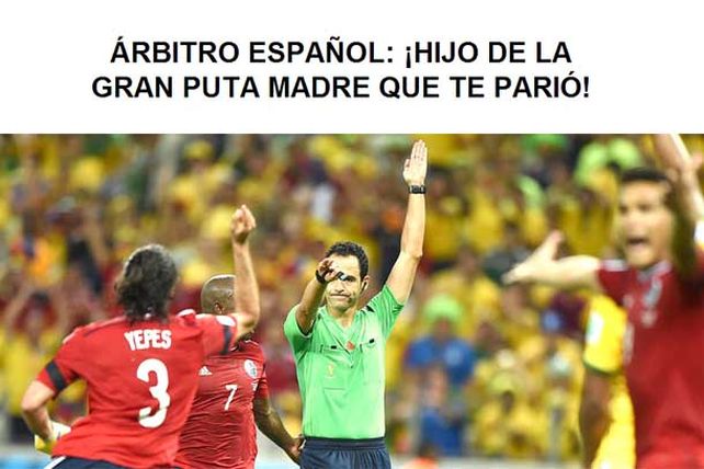 Diario colombiano insulta al árbitro Carlos Velasco