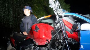 Encontraron la moto que le habrían robado a Pablo Goytia