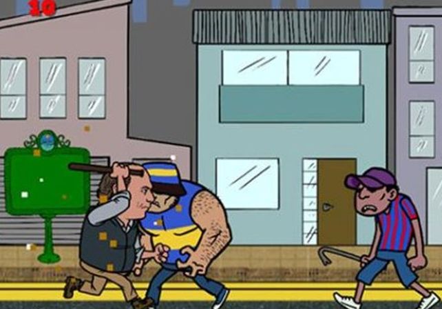 El videojuego en el que el secretario de Seguridad tiene que eliminar barrabravas