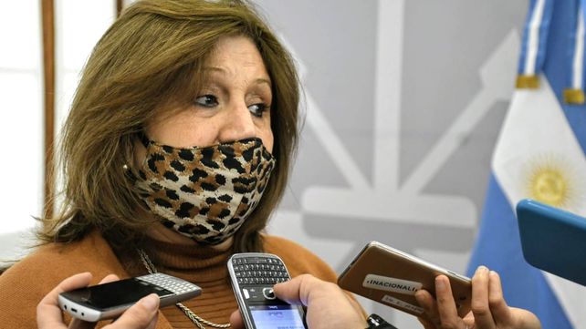 La ministra de Educación