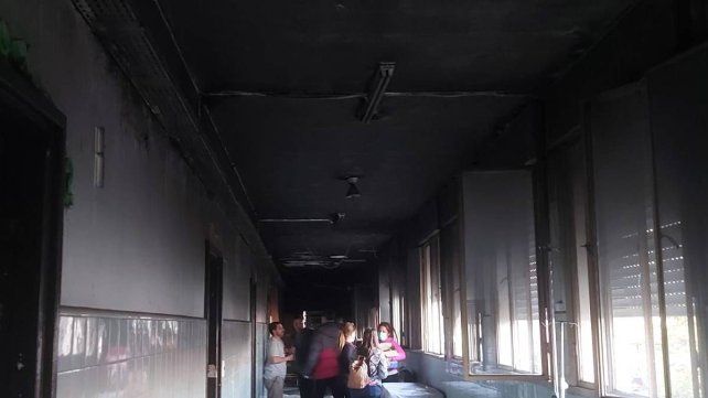 Imágenes del interior del San Roque tras el incendio