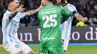 Racing festejó ante su gente.