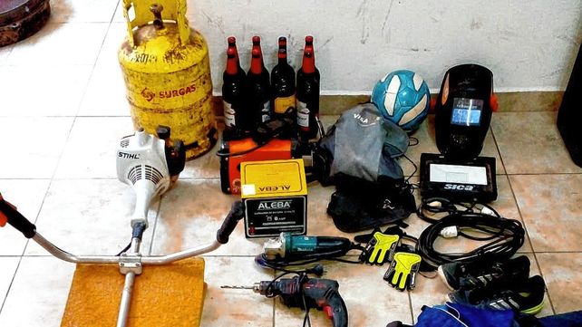 Tras el robo en el complejo de Andrade recuperaron elementos