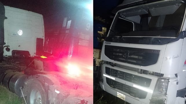 Un conductor sufrió lesiones leves por el choque.