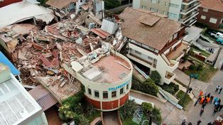 Salió de terapia intensiva la única sobreviviente del derrumbe de Villa Gesell