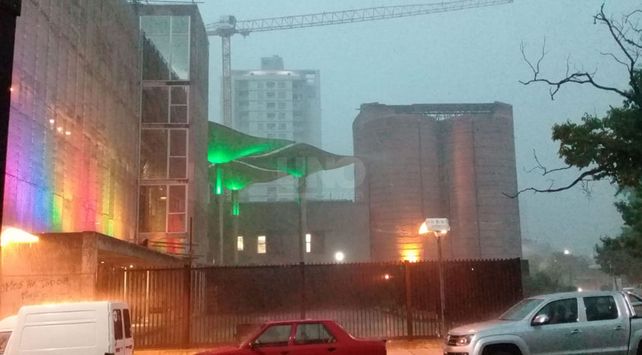Las imágenes de la tormenta.