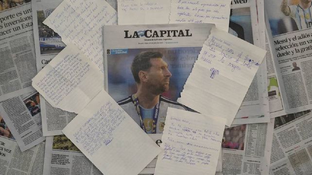 Los rosarinos podrán dejarle cartas al 10 en el diario La Capital