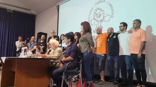 En la ExEsma, Abuelas de Plaza de Mayo dieron información sobre el nieto restituido.&nbsp;