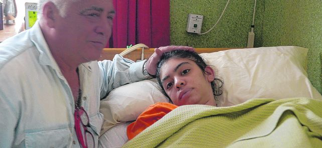 Una pesadilla. Marcelo Conte y su hija Berenice