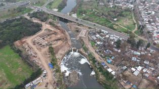 Las obras para frenar el avance del Arroyo Saladillo entraron en su etapa final