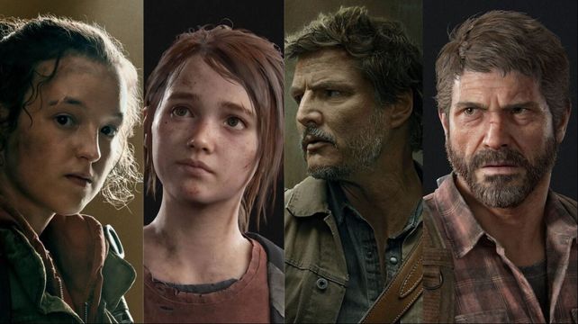 Las versiones de la serie y el videojuego de Ellie y Joel