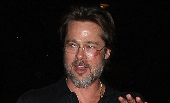 Brad Pitt apareció golpeado en un evento