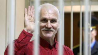 El activista bielorruso por los Derechos Humanos Ales Bialiatski se encuentra preso en su país.&nbsp;