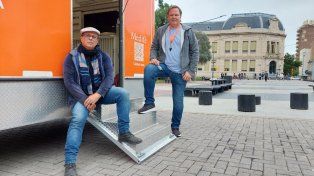 Gustavo Ciancio y Gastón Deleau, creadores del trailer que recorre el país