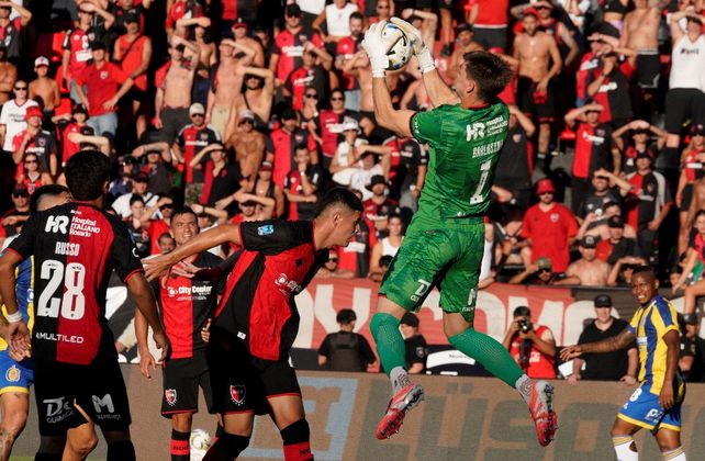 Williams Barlasina atajó en cinco partidos de Newell's en el torneo Apertura.