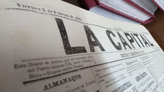 Edición del diario La Capital del 2 de febrero de 1872 en que se informa de la corrida.