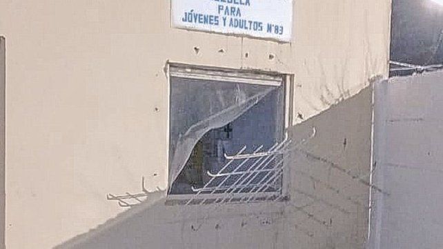 Instalaciones de la parroquia Nuestra Señora de América vandalizada. Instalaciones de la parroquia Nuestra Señora de América vandalizada.