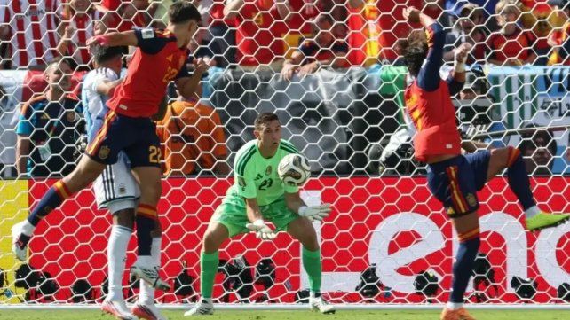 El minuto a minuto del partido entre Argentina y España