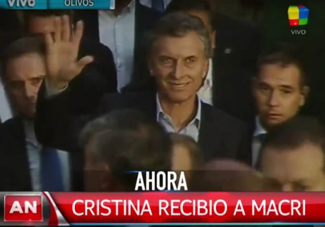 Macri y Cristina se reunieron en Olivos