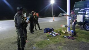Investigan la línea ascendente de la mujer detenida con 16 kilos de cocaína en autopista