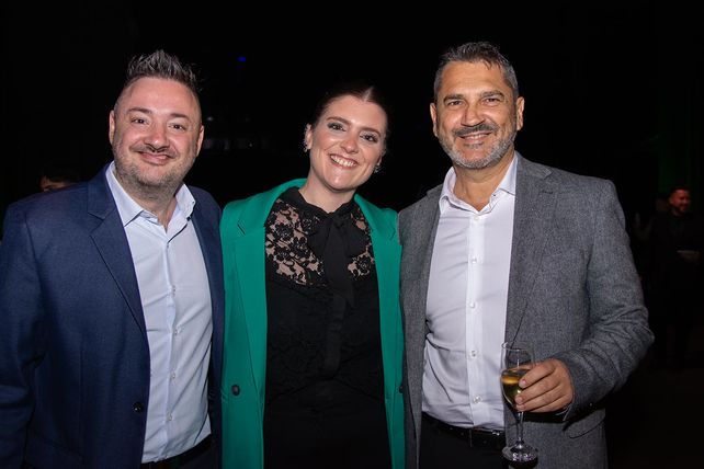 Guillermo Nápoli, Camila Marconetti y Roberto Giaccone  