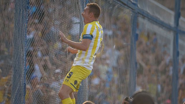 El grito de gol. Una marca registrada de Marco Ruben en Central