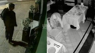En 20 segundos robo una pizzería en 9 de Julio y Eva Perón&nbsp;