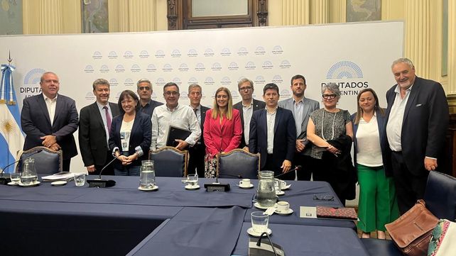 Los rectores fueron recibidos por diputados de distintos bloques.