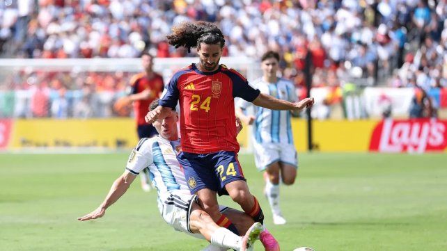 El minuto a minuto del partido entre Argentina y España