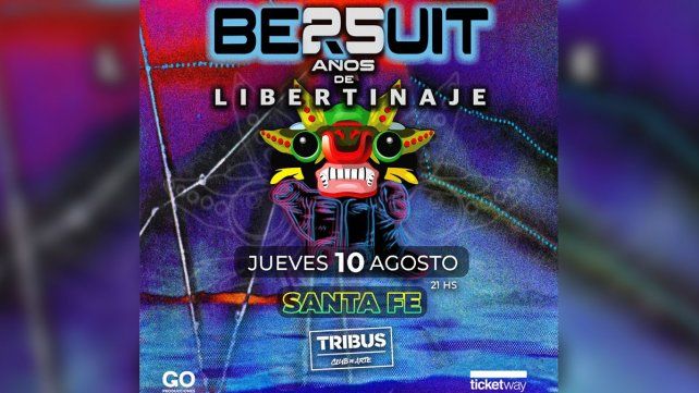 Bersuit llega a Tribus para festejar los 25 años de Libertinaje