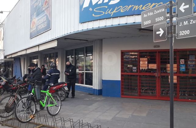 Supermercado cerrado