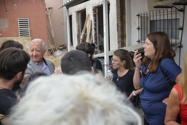 Las autoridades de Uader en el momento más tenso.&nbsp;