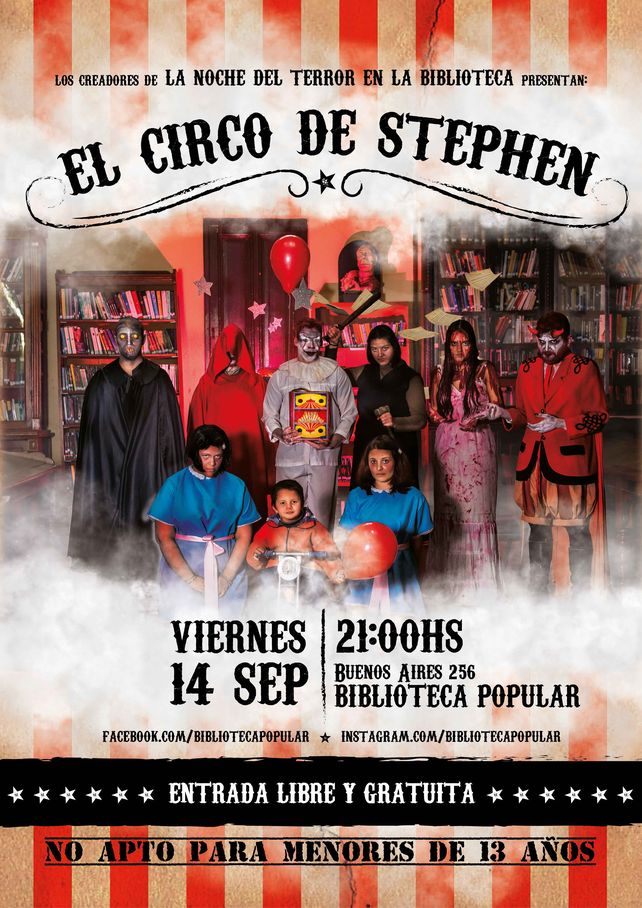 Se viene la quinta edición de la Noche del Terror en la Biblioteca