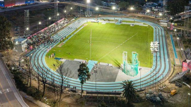 La pista del CARD Pedro A. Candioti de Santa Fe será escenario del Sudamericano U23 de atletismo.