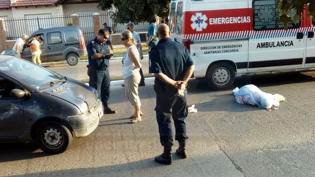 Accidente fatal en Concordia: Una mujer fue atropellada cuando cruzaba una avenida