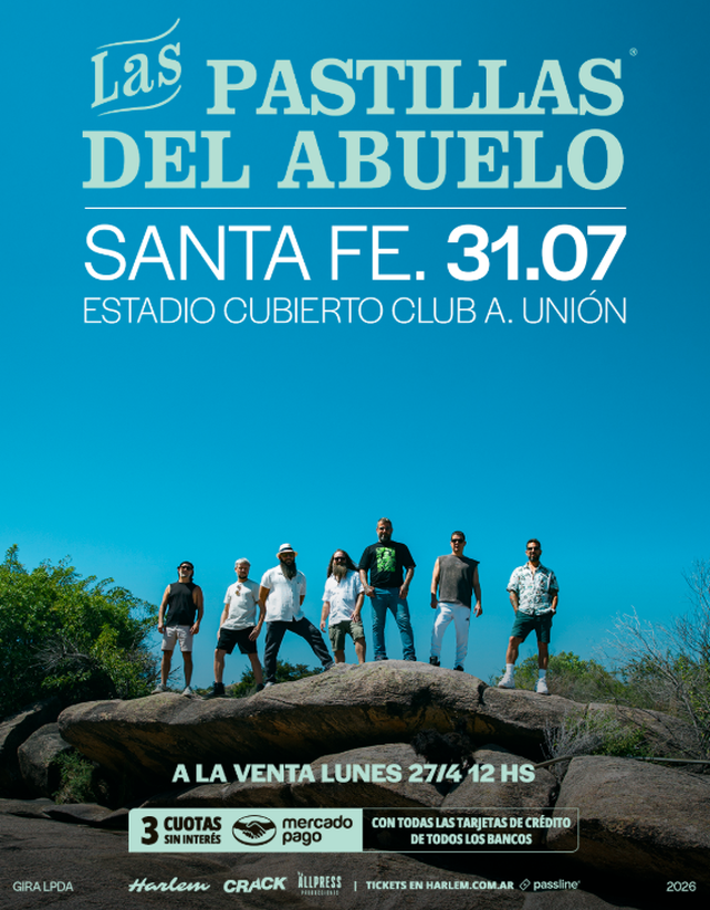 Las Pastillas del Abuelo regresa a Santa Fe