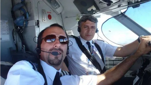 Tragedia a&eacute;rea. El piloto y el copiloto del avi&oacute;n de Sol L&iacute;neas A&eacute;reas que cay&oacute; en mayo de 2011.