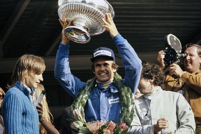 Un Lole Reutemann feliz. La sonrisa ancha del santafesino