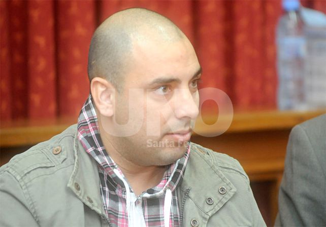 Detenido. Ezequiel  está acusado de homicidio calificado / Foto: Manuel Testi - Uno Santa Fe