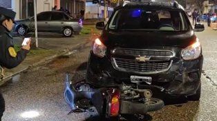 Concordia: joven motociclista falleció tras un violento choque en avenida San Lorenzo