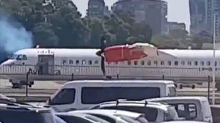 Avianca aclaró qué pasó con el incendio en Aeroparque