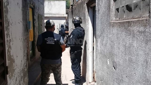 Los elementos secuestrados en los allanamientos.&nbsp;
