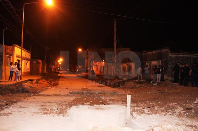 El lugar en donde ocurrió el crimen de Godoy