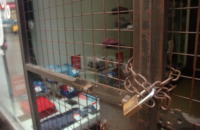 La postal que entregan en la actualidad los comercios en la ciudad.&nbsp;