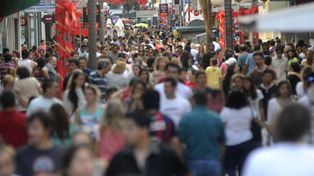 Navidad Consumo Peatonal