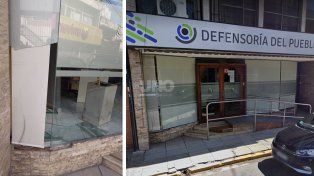 Robo en la sede local de la Defensoría del Pueblo.