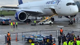 El Turismo Carretera ya se hace sentir en Rosario y el RUS Med Team picó en punta en el aeropuerto