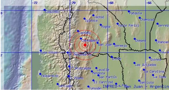 San Juan amaneci&oacute; con un sismo de 4,6 grados sin v&iacute;ctimas ni da&ntilde;os materiales
